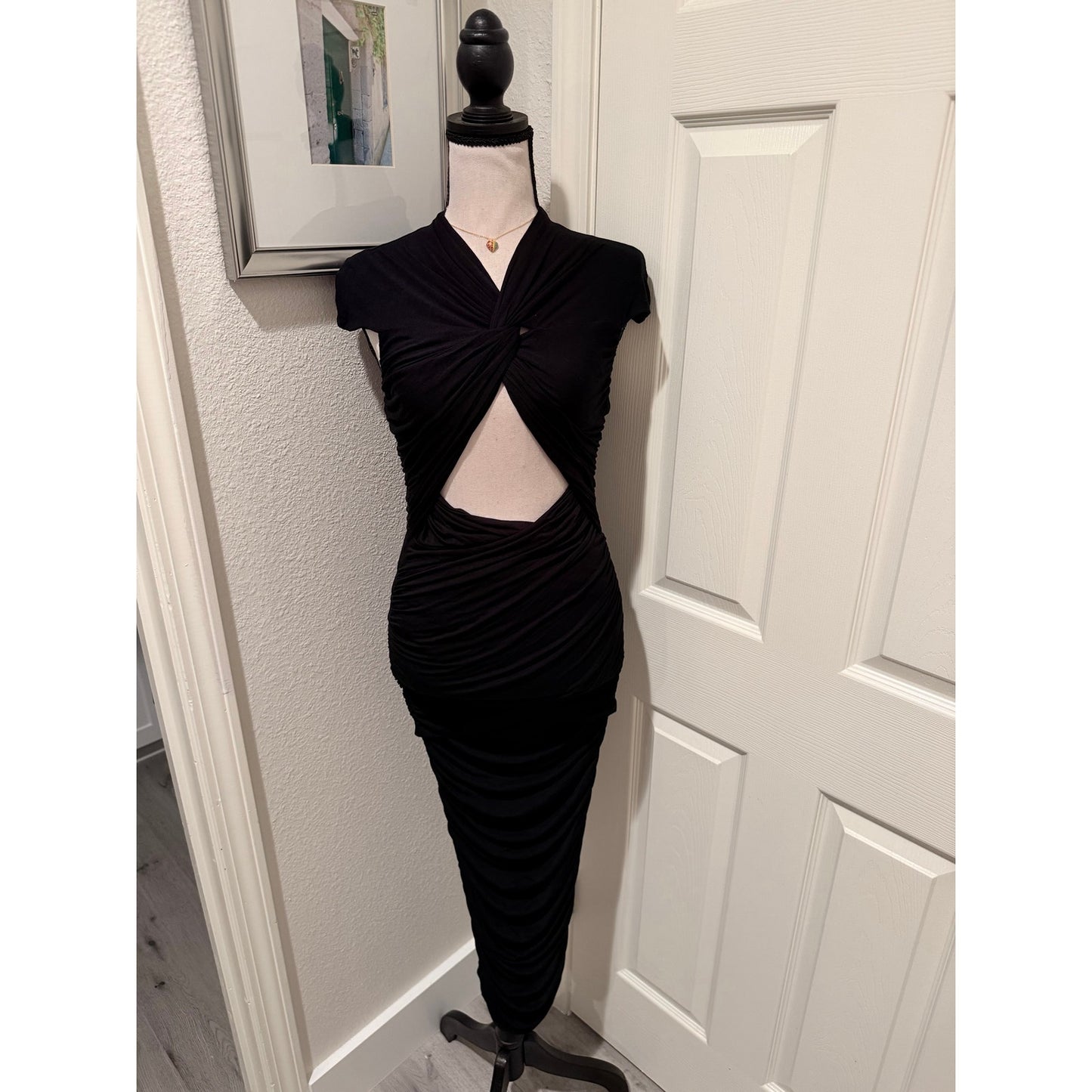 Ronny Kobo Black Heidi Dress