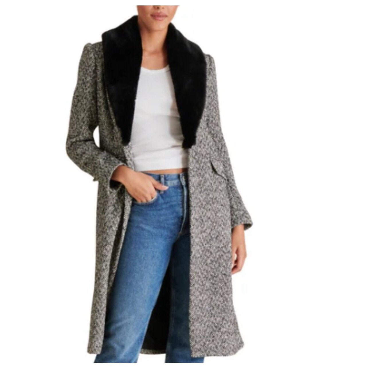 Steve Madden Dienne Tweed Coat