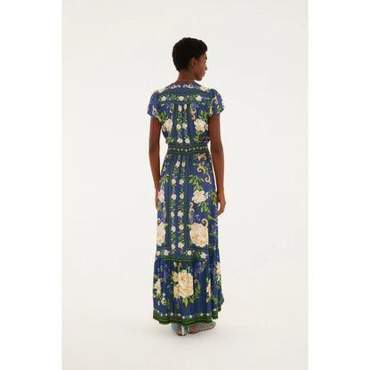 Farm Rio Celeste Floral Printed Maxi