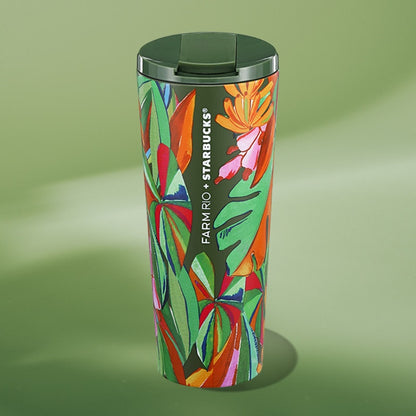 Starbucks + FARM Rio Board Leaves 16oz Stainless Steal Tumbler