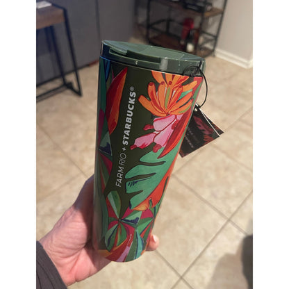 Starbucks + FARM Rio Board Leaves 16oz Stainless Steal Tumbler