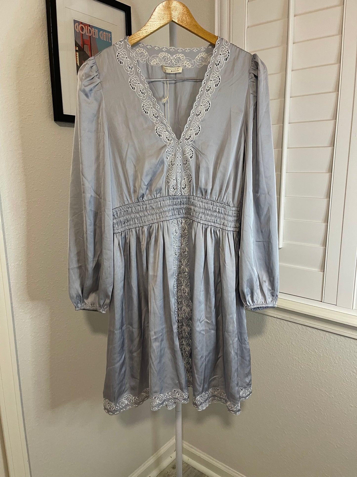 Maje Rainy V-Neck Dress