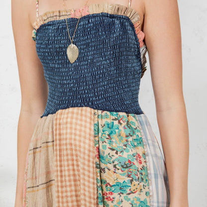 Young Threads Handkerchief Dress with Patches
