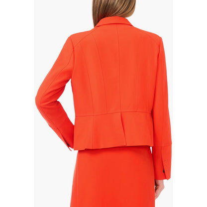 Halogen Button Front Orange Jacket