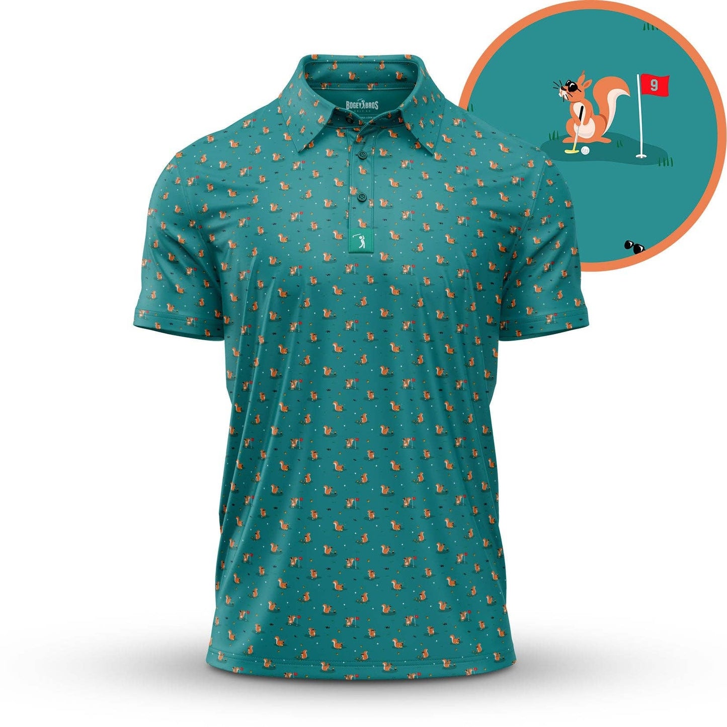 Bogey Bros Golf Co - Found A Nut - Polo