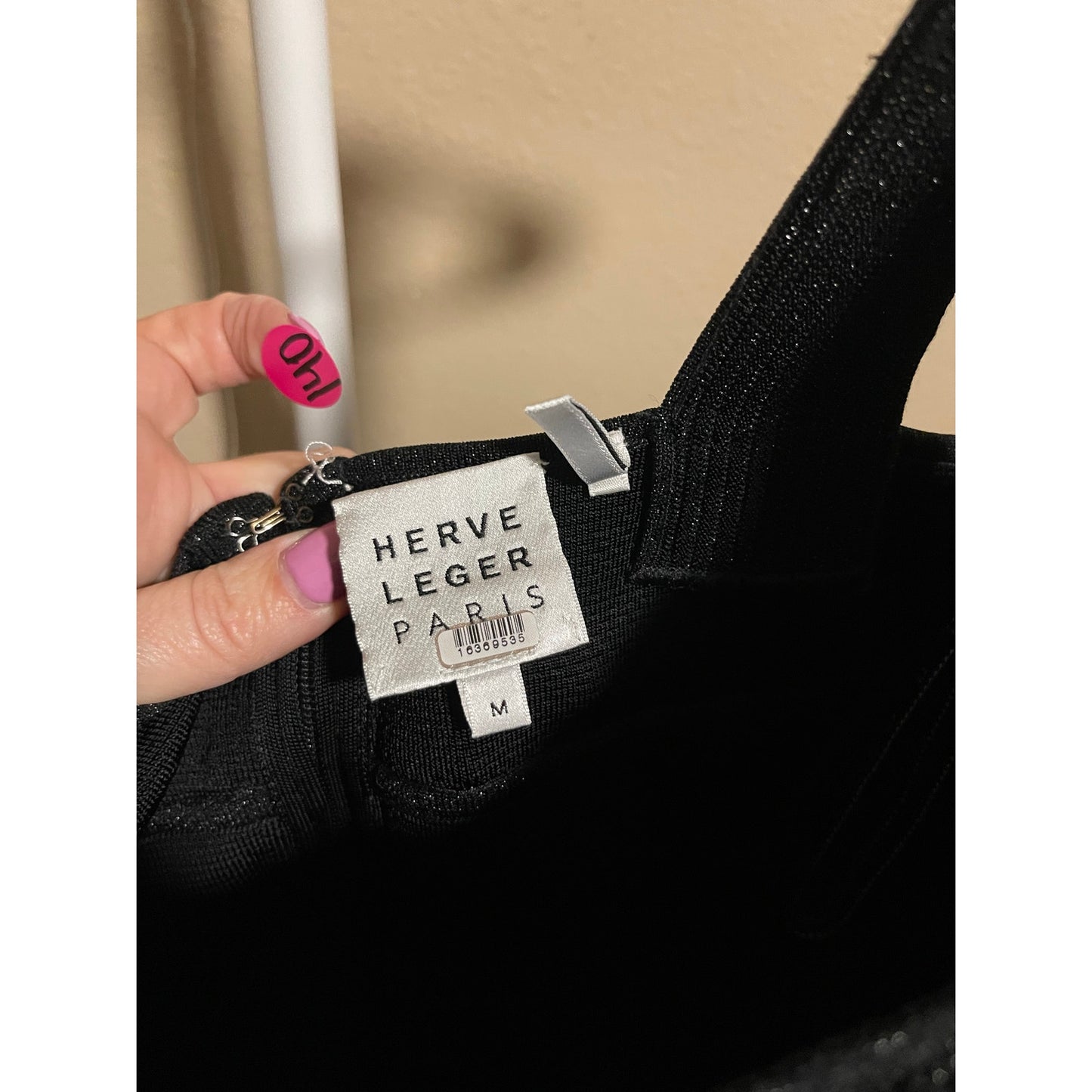 HERVÉ LÉGER Textured Lurex Sweetheart Gown