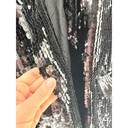 Azalea Wang Dubai Black Sequin Blazer