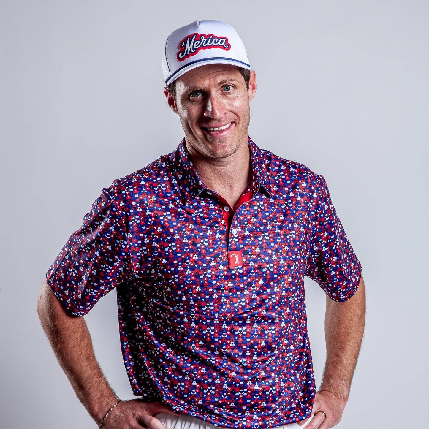 Bogey Bros Golf Co - Whale Tail - Freedom Cheeks - Polo