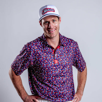 Bogey Bros Golf Co - Whale Tail - Freedom Cheeks - Polo