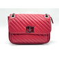 Badgley Mischka Red Quilted Crossbody