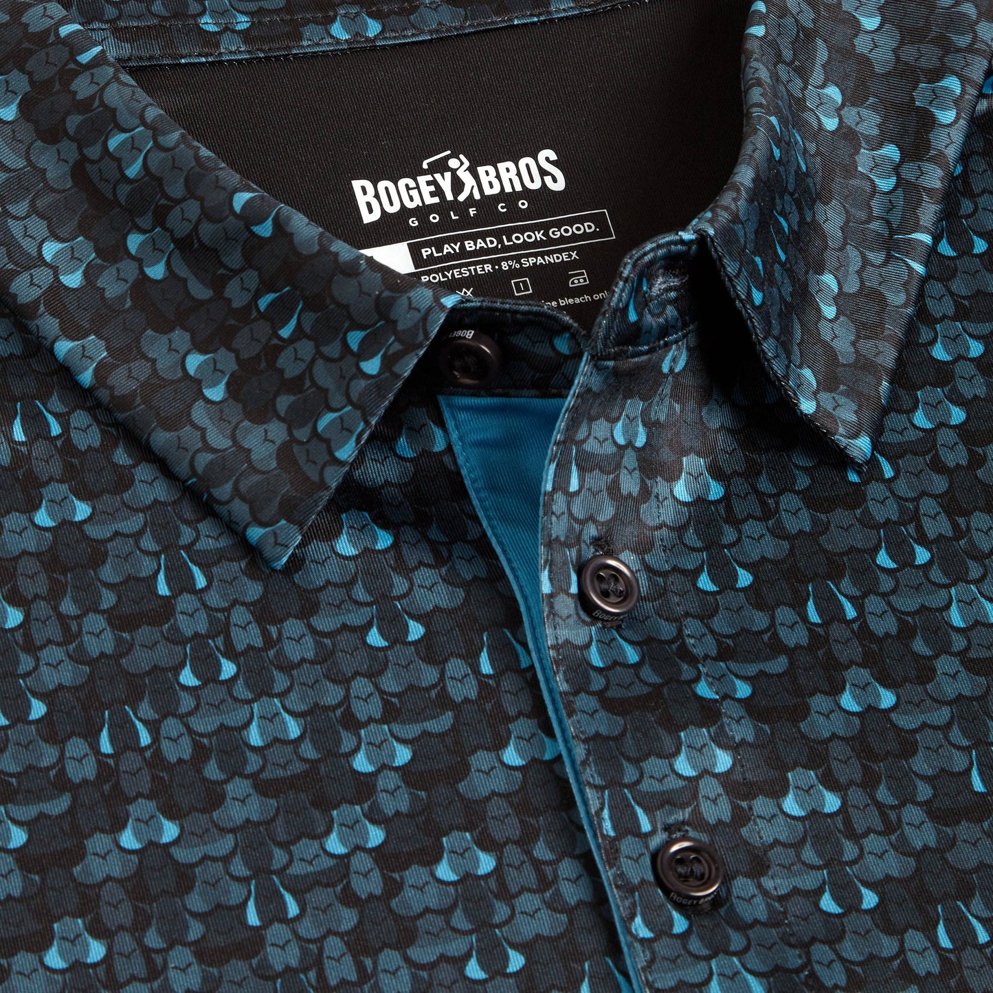 Bogey Bros Golf Co - Eyes Up Here - Zapped - Polo