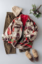Urban Daizy Aztec Print Jacket - Western-Inspired, Relaxed Fit