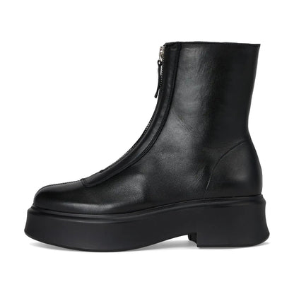 Steve Madden Jones Black Leather Boot