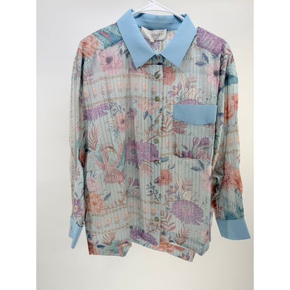 Strawberry Paris Laurent Floral Button-Up Shirt
