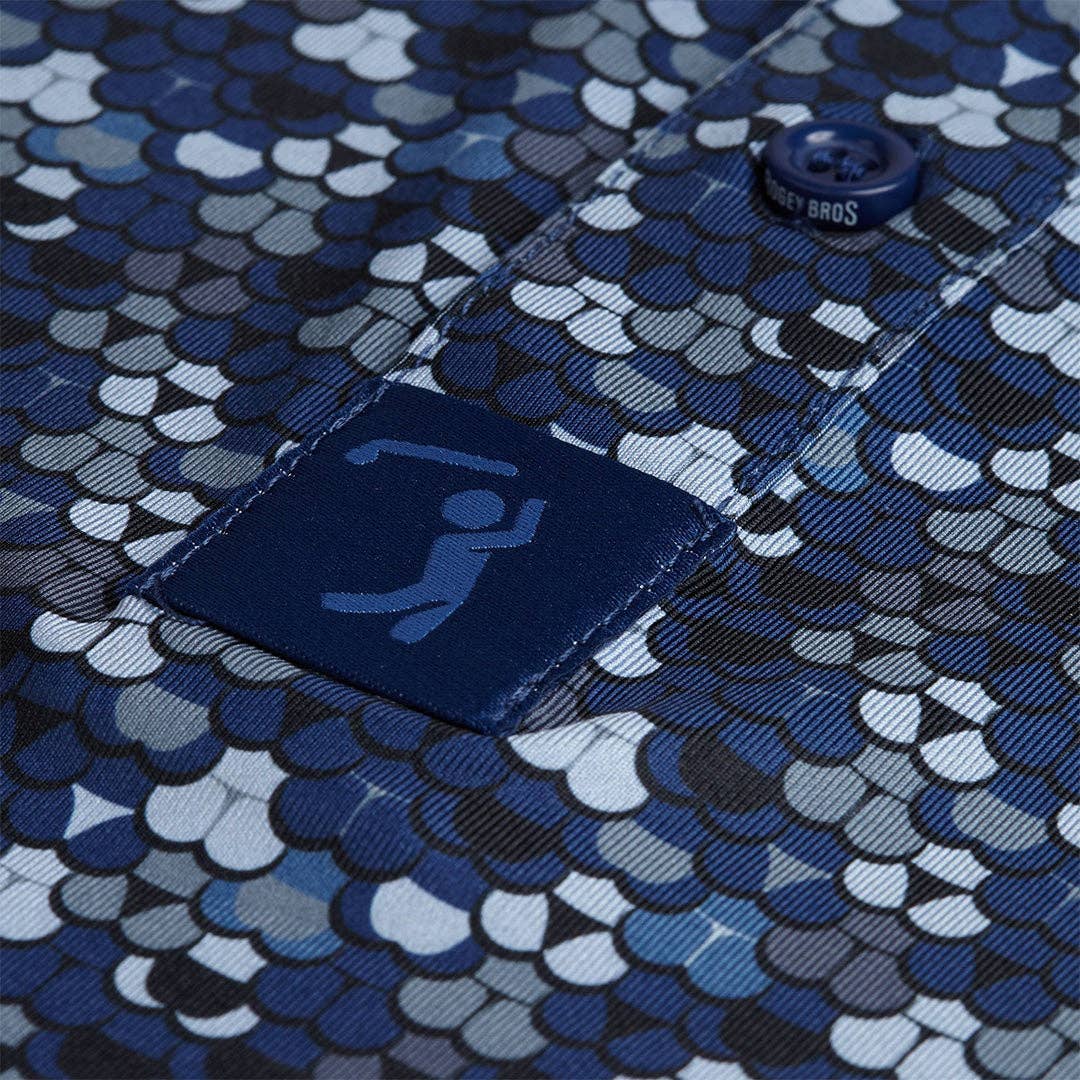 Bogey Bros Golf Co - Whale Tail - Navy - Polo