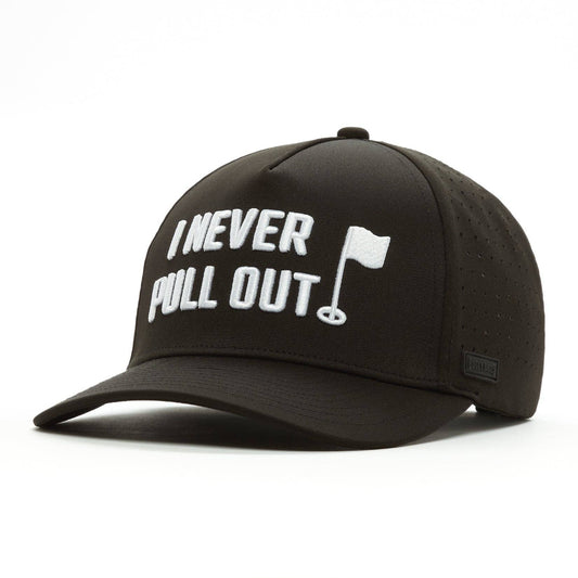 Bogey Bros Golf Co - I Never Pull Out - Performance Golf Hat - Snapback