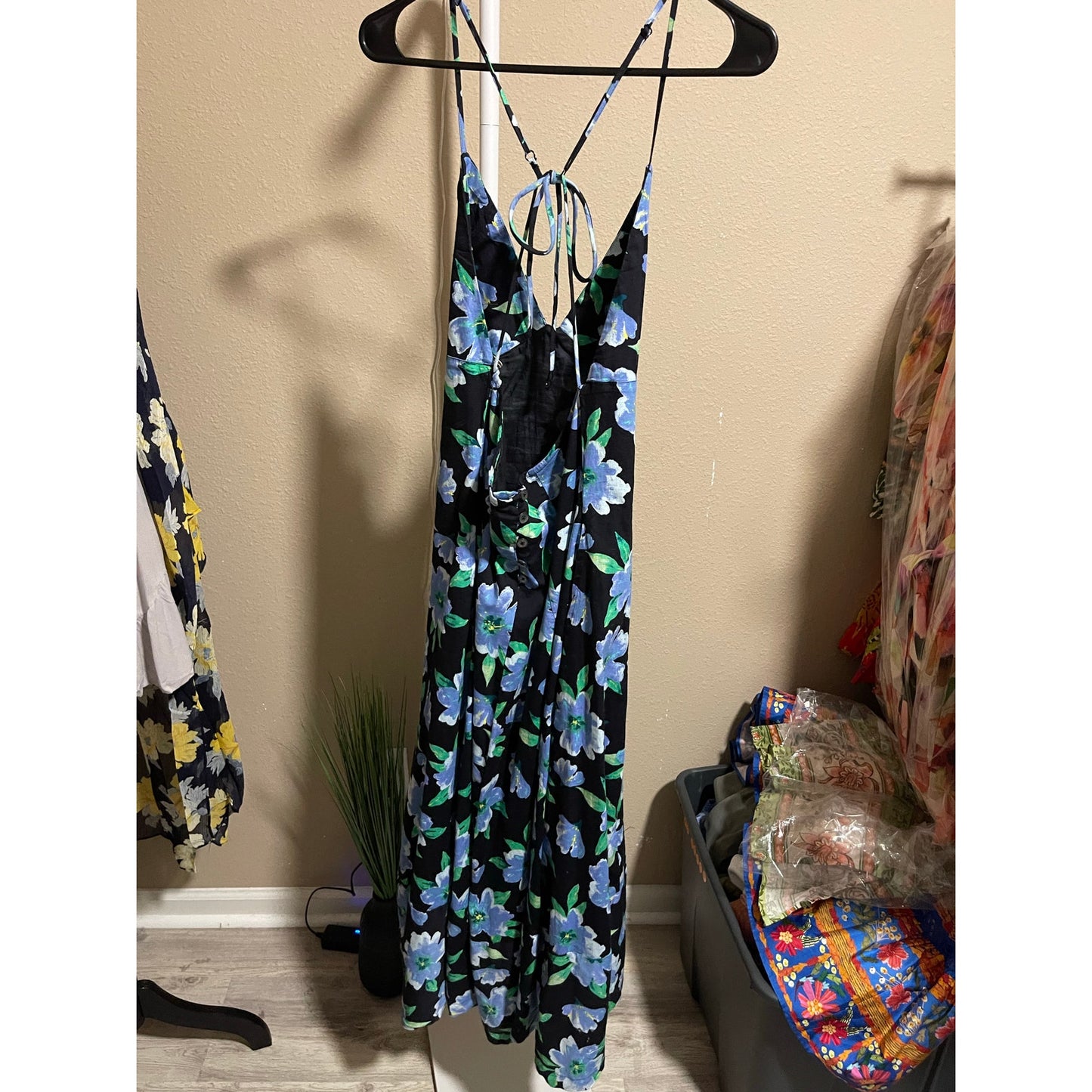 Free People Women's Finer Things Floral Midi Dress