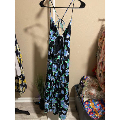 Free People Women's Finer Things Floral Midi Dress