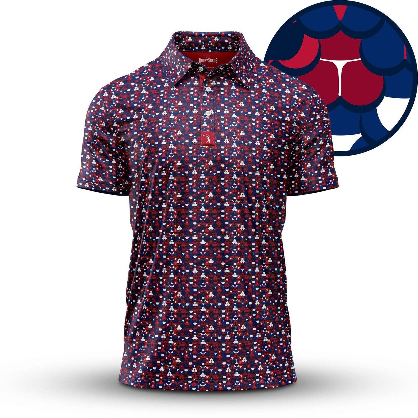 Bogey Bros Golf Co - Whale Tail - Freedom Cheeks - Polo