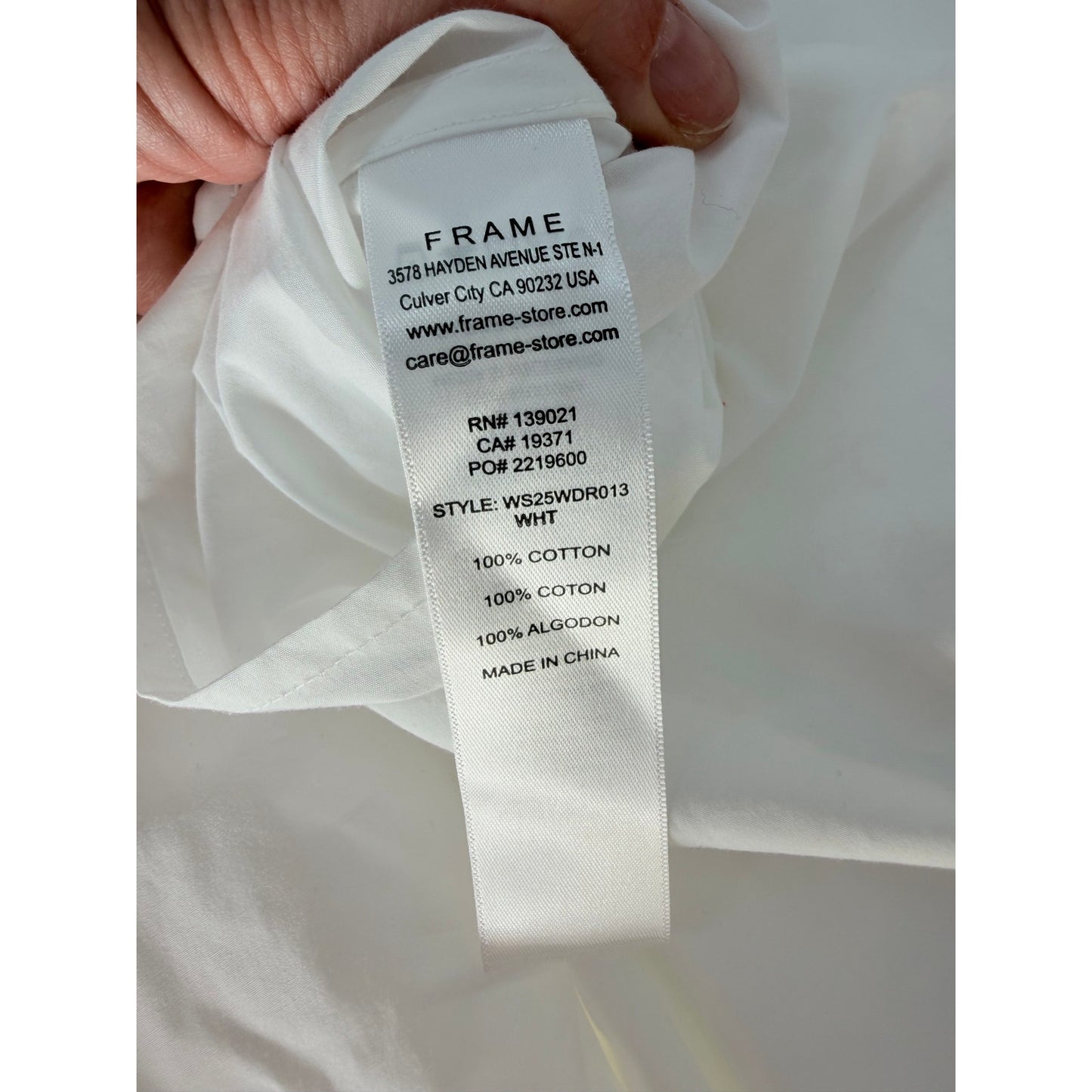 FRAME Cotton-Poplin Sleeveless Shirt Dress