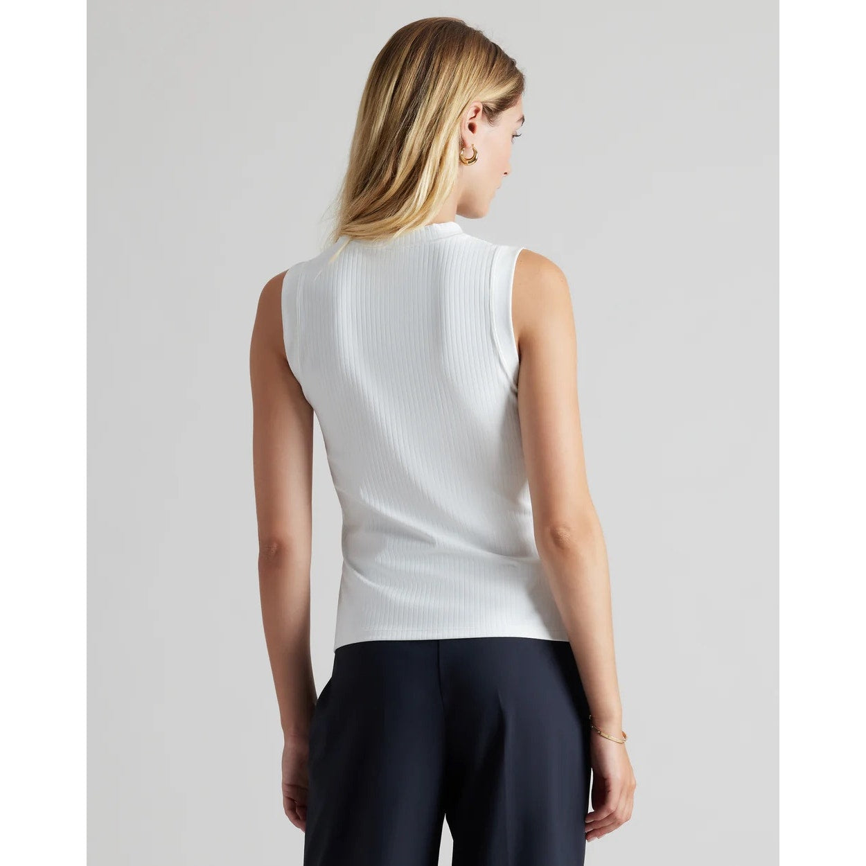 Rhone Snow White Modern Rib Tank