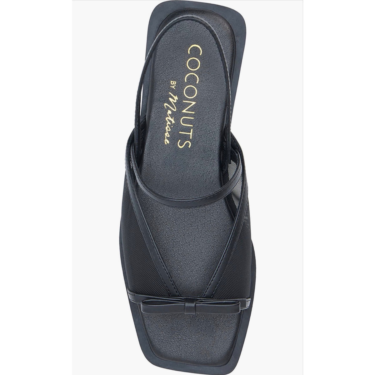 Coconuts by Matisse Tropea Sligback Sandal in Black