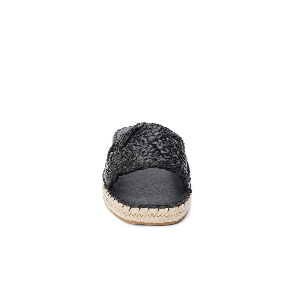 Beach by Matisse Ivy Espadrille Slide Sandals in Black