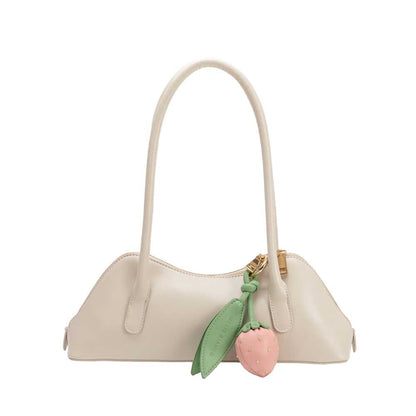 Melie Bianco - Strawberry Pink Recycled Vegan Bag Charm