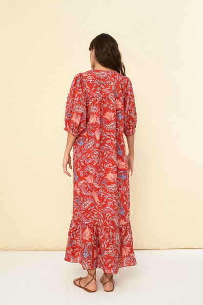 Sofia Dress in Terracotta