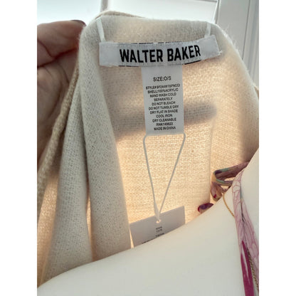 WALTER BAKER Verushka Reversible Poncho Camel/Ivory
