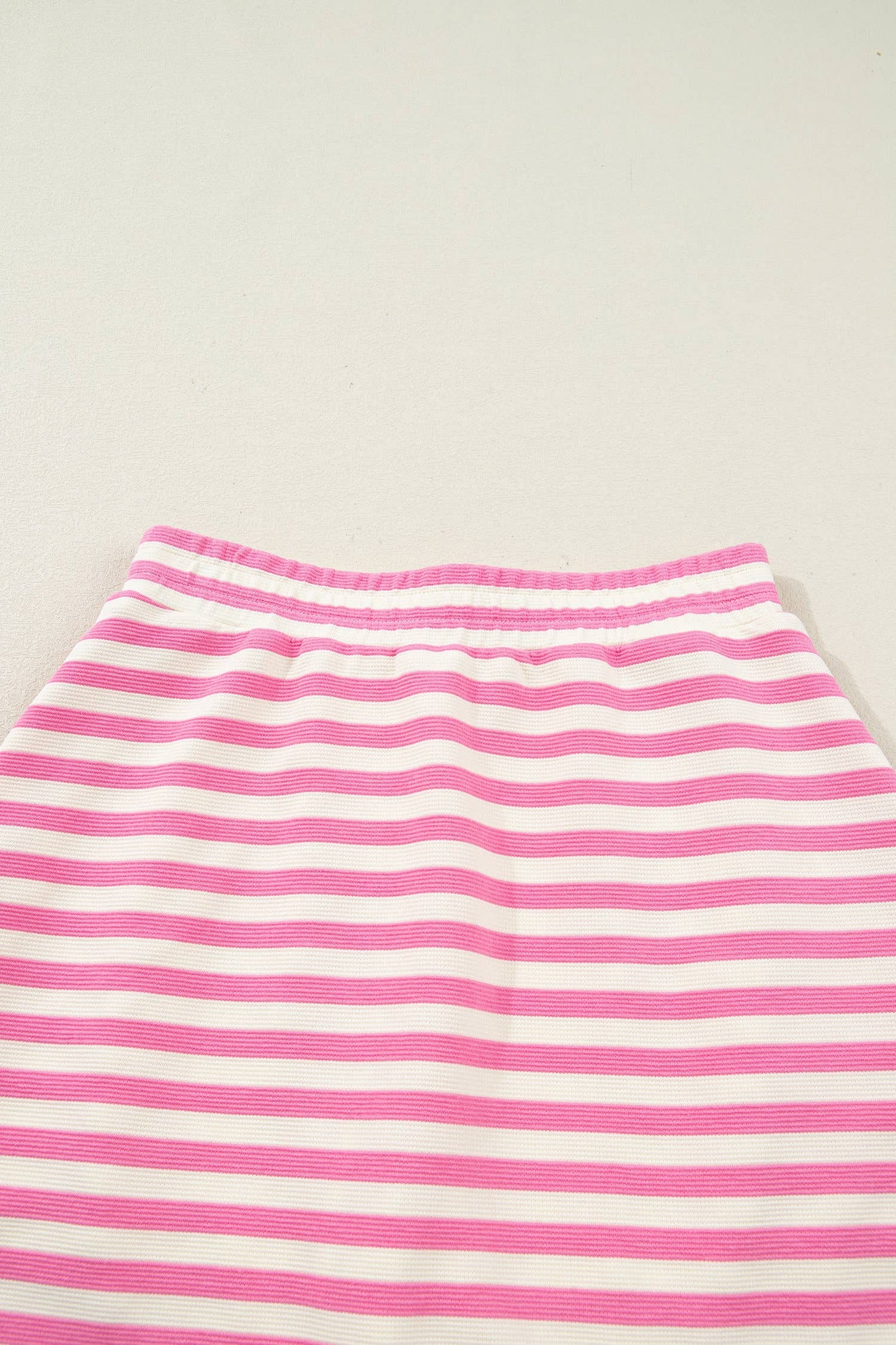 Striped Quarter-Zip Sleeveless Top & Skort Set