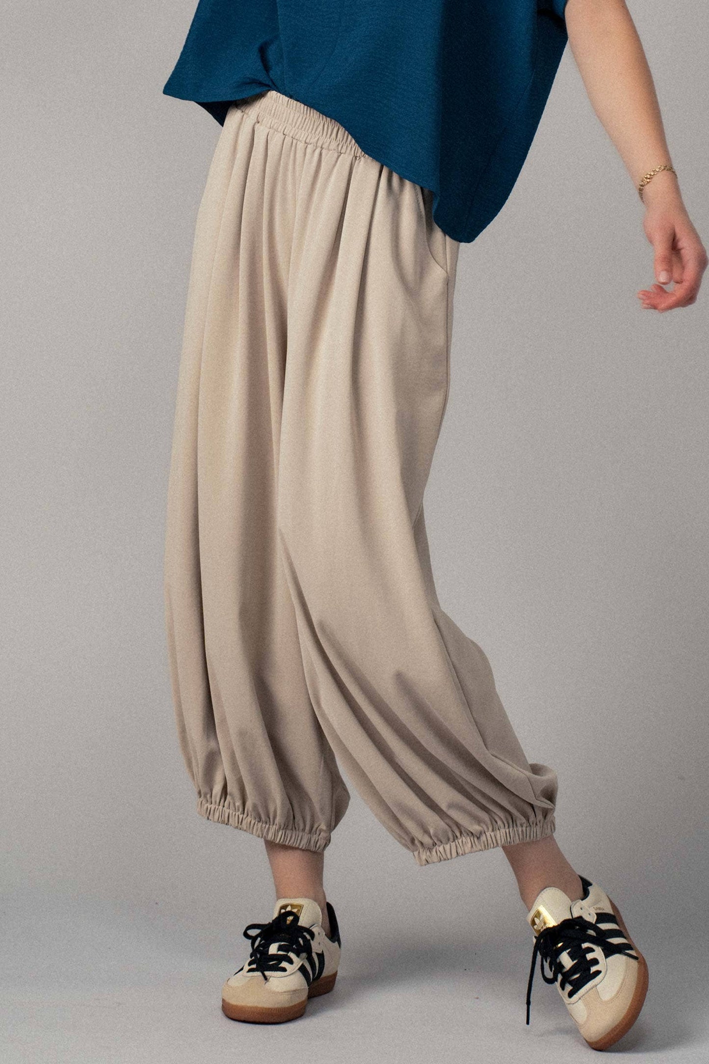 Urban Daizy Boho Relaxed Fit Elastic Cuff Pants