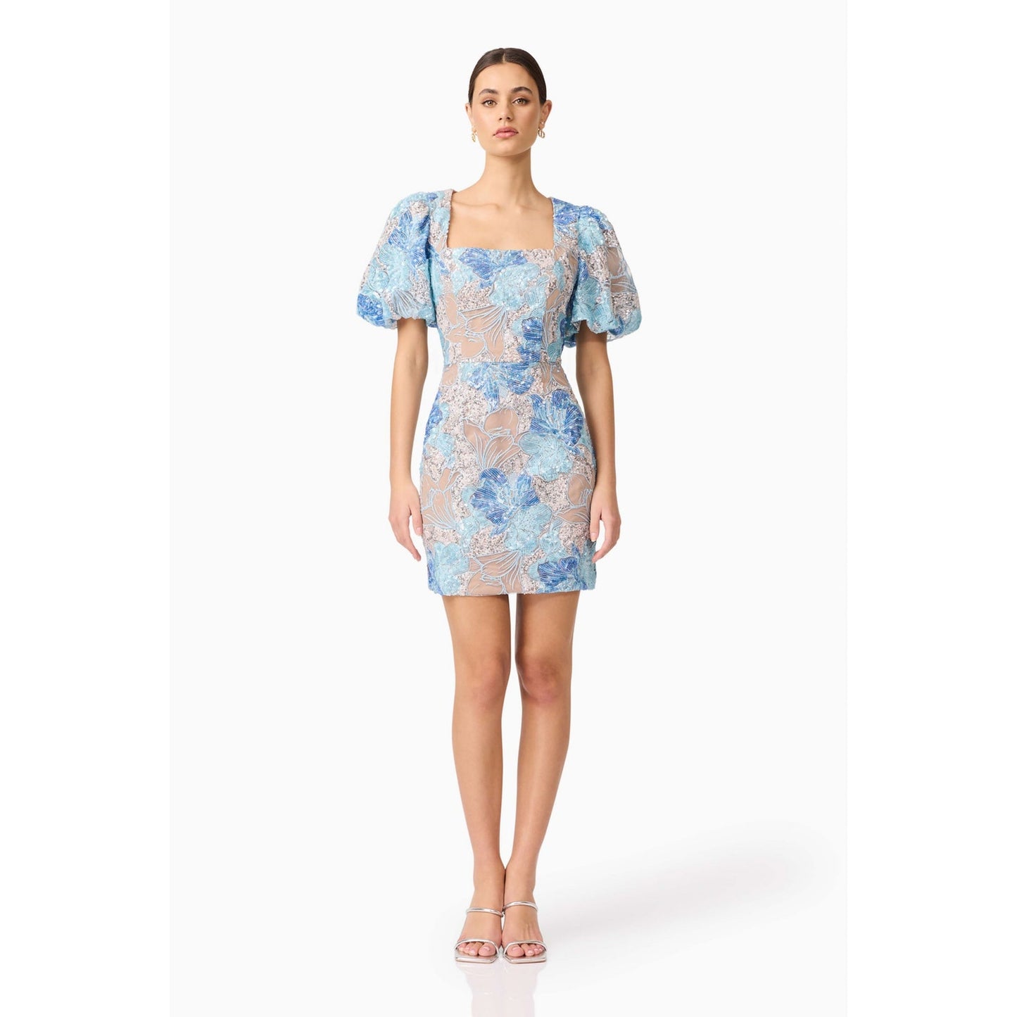 Elliatt Leoni Puff Sleeve Mini Dress