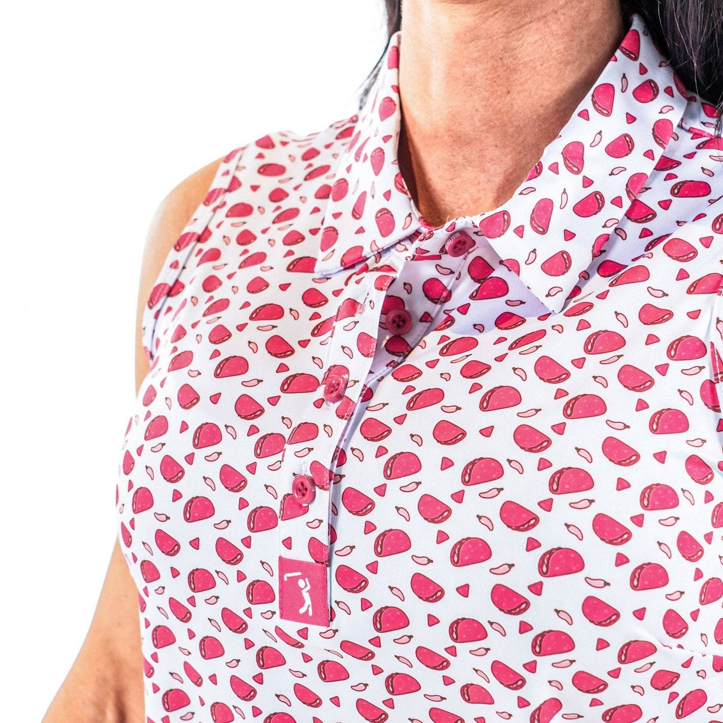 Bogey Bros Golf Co - Pink Taco - Women's Polo