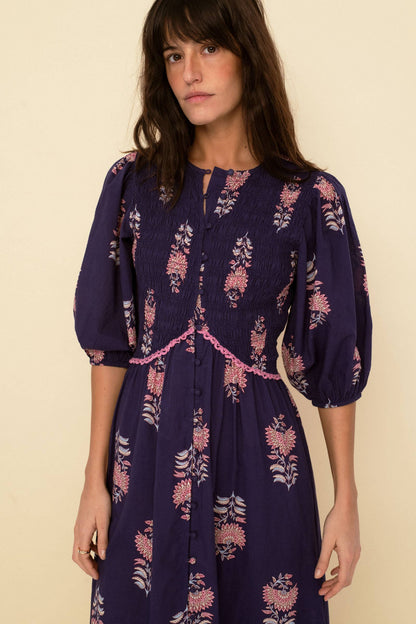 Sonmer Shop USA Magnolia dress blue