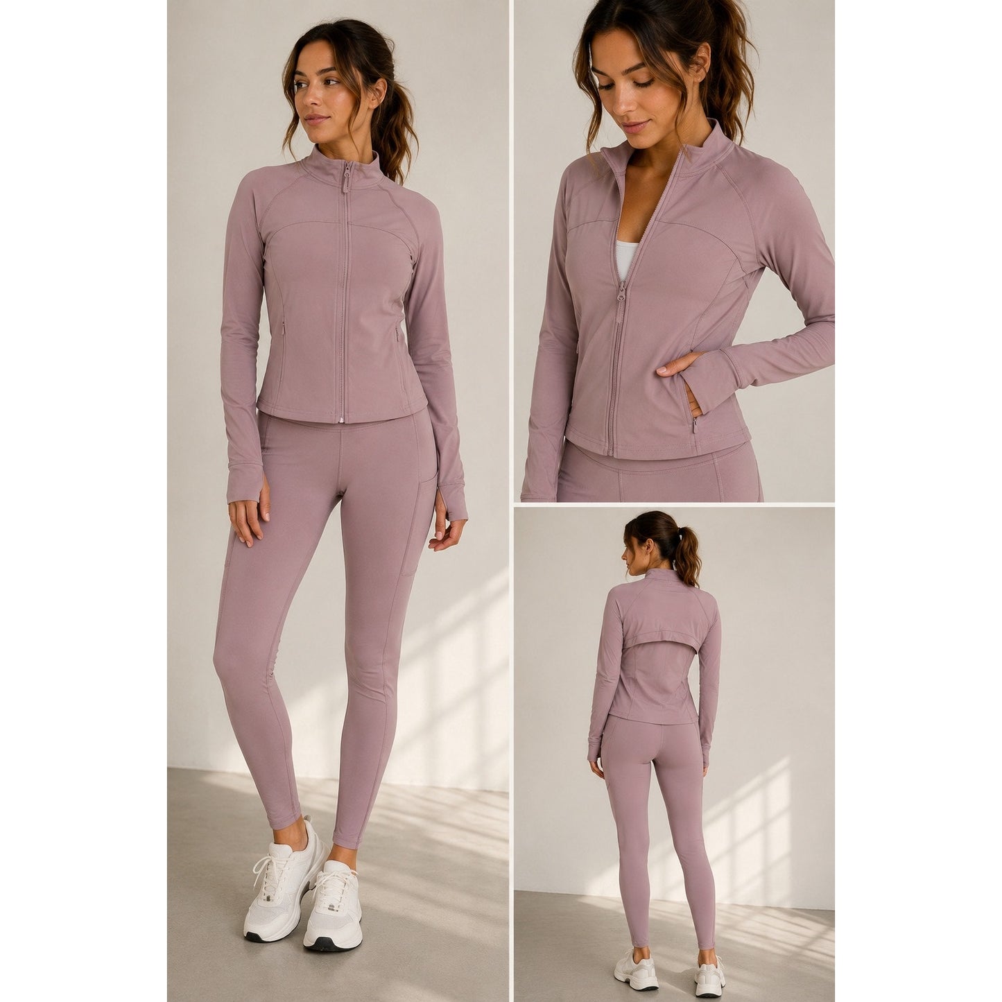 Mauve Yoga Activewear Set
