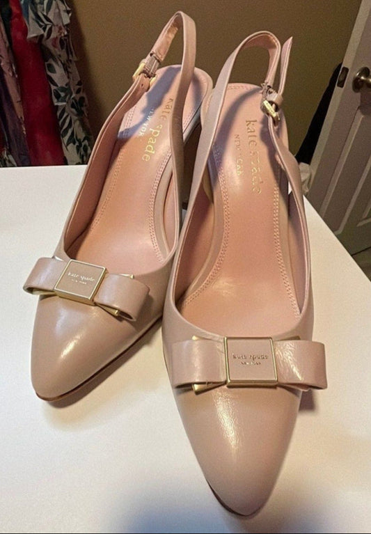 Kate Spade Pink Sling Back Heels