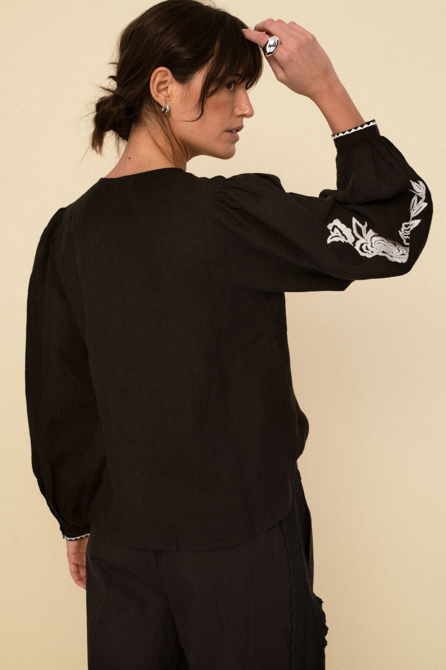 Leonor Blouse in Black