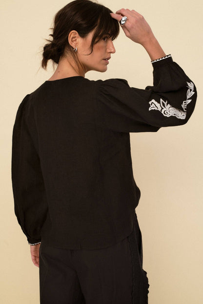 Leonor Blouse in Black