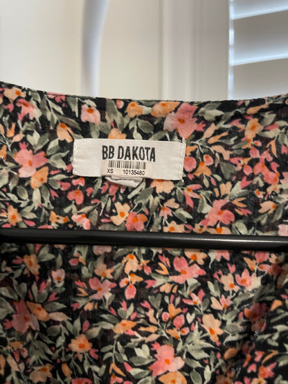 BB Dakota Counting Petals Floral Wrap Dress