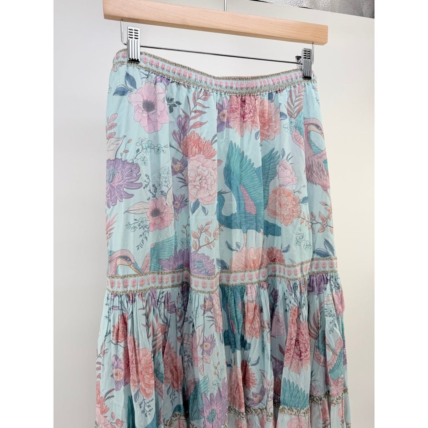 Strawberry Paris Osiris Floral Maxi Skirt