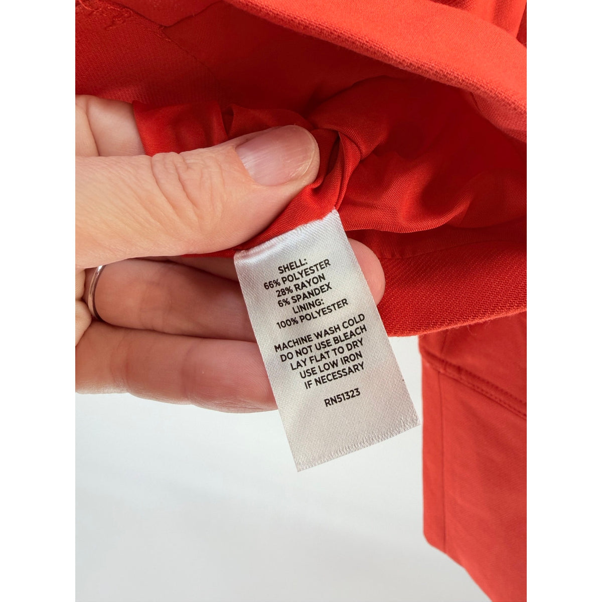 Halogen Button Front Orange Jacket