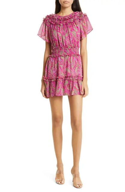 Misa Los Angeles Pink Siobhan Dress