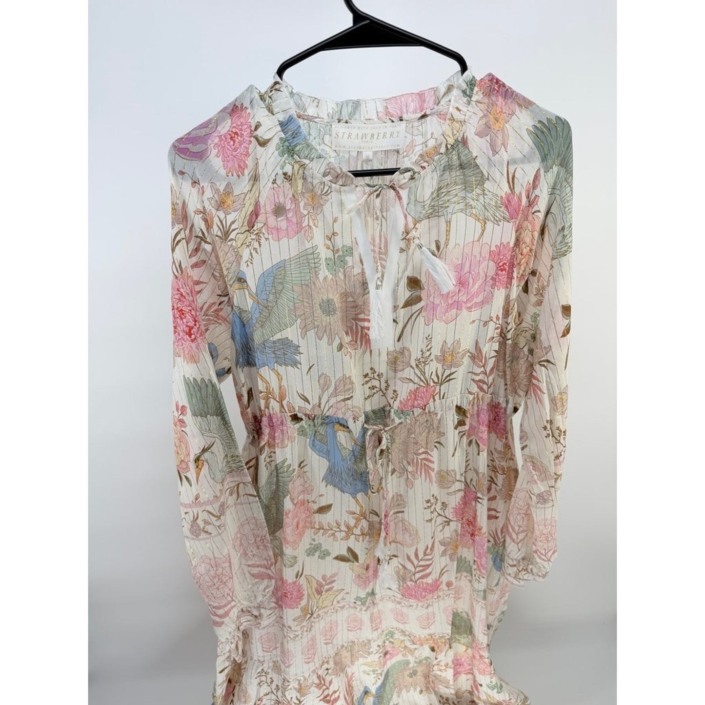 Strawberry Paris Nancy Floral Maxi Dress