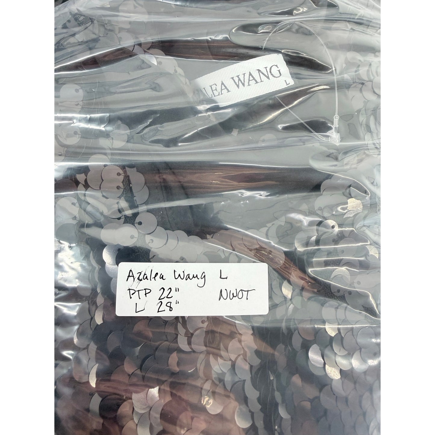 Azalea Wang Dubai Black Sequin Blazer