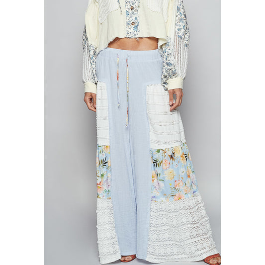 POL Flared Leg Vintage Wash Pants