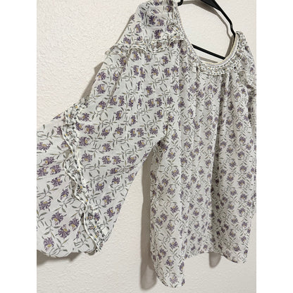 Max Studio Floral Blouse
