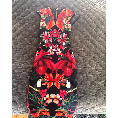 Ted Baker Bismii Tropical Toucan Midi Dress
