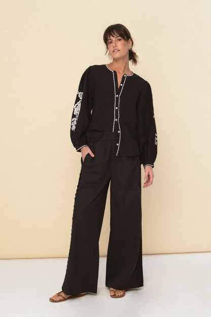 Leonor Blouse in Black