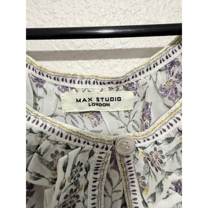 Max Studio Floral Blouse